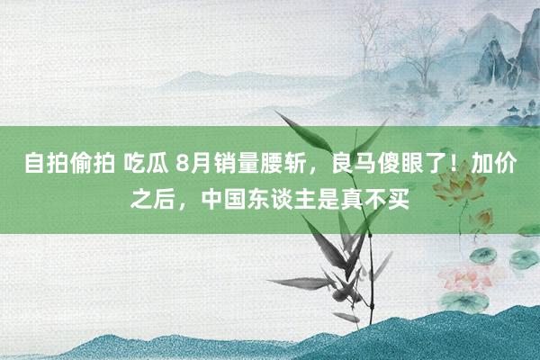 自拍偷拍 吃瓜 8月销量腰斩，良马傻眼了！加价之后，中国东谈主是真不买