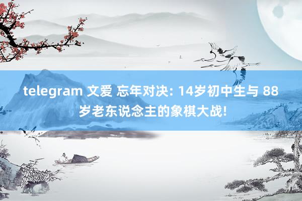 telegram 文爱 忘年对决: 14岁初中生与 88 岁老东说念主的象棋大战!