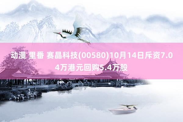 动漫 里番 赛晶科技(00580)10月14日斥资7.04万港元回购5.4万股