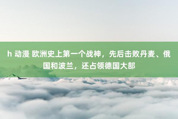 h 动漫 欧洲史上第一个战神，先后击败丹麦、俄国和波兰，还占领德国大部